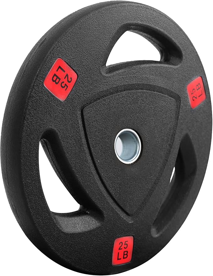 Signature Fitness Vinyl Coated Cast Iron Plate Weight