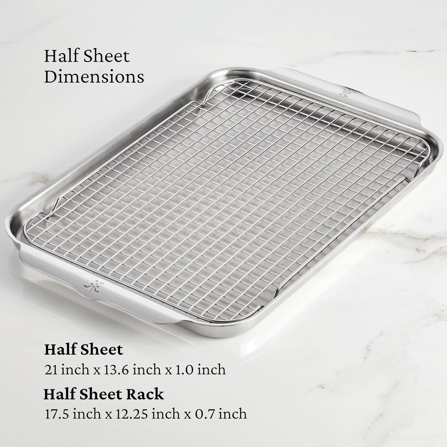 Hestan Provisions OvenBond – 3-Piece Tri-ply Baking Sheet Set – Professional Stainless Steel Bakeware