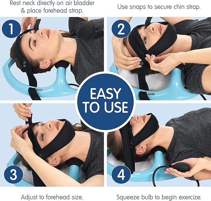 AllSett Health Posture Neck Exercising Cervical Spine Hydrator Pump