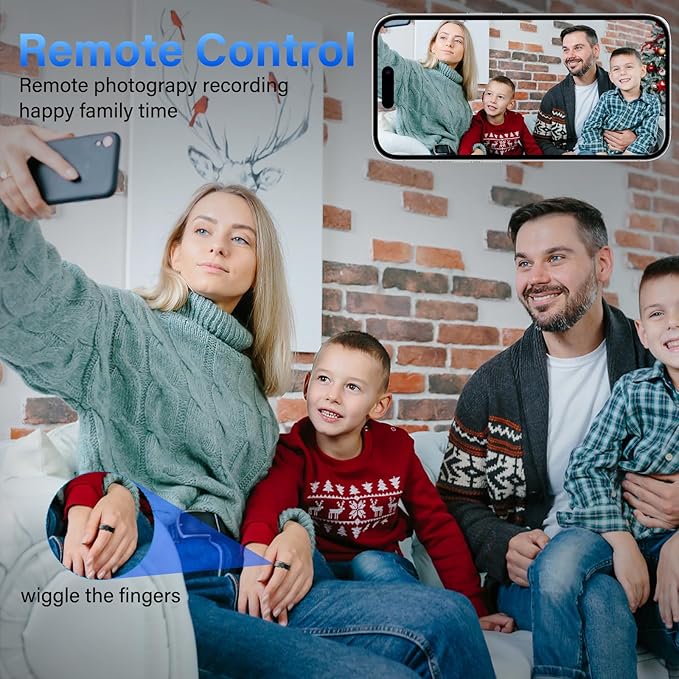 Smart Ring Fitness Tracker Ring for Men Women - Health Heart Rate Ring with Motion Tracking, Sleep Monitor, and Oximetry, No Subscription Fee, Family Care, Remote Photography, IP68 Waterproof(12#)