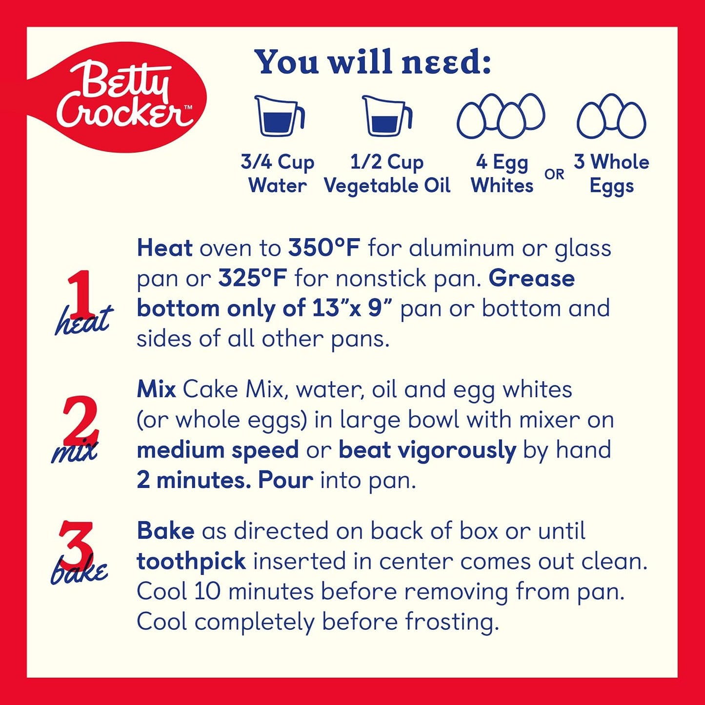 Betty Crocker Favorites Super Moist White Cake Mix, Holiday Baking, 14.25 oz