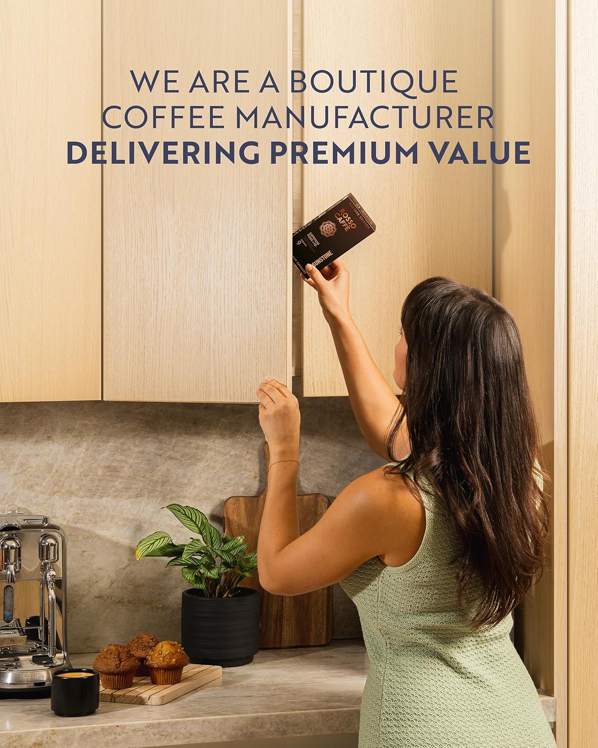 ROSSO CAFFÈ Espresso Coffee Pods for Nespresso Original Machines - 80 Capsules Variety Pack, 8 Signature Flavors, Medium to Dark Roast - Made in Italy