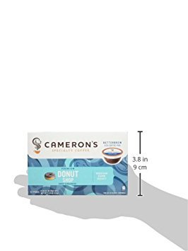 Cameron's Coffee Donut Shop Blend Single Serve Pods, 12 Count, 4.33 Ounce (Pack of 6)