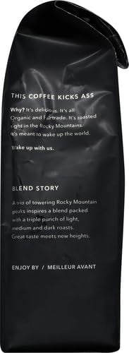 Three Sisters, Kicking Horse Coffee, Medium Roast, Ground, 10 oz - Certified Organic, Fairtrade, Kosher Coffee