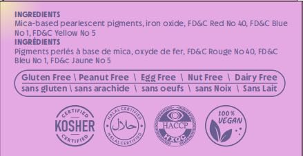 Nomeca Edible Glitter for Drinks Cakes, 8 grams Food Grade Luster Dust Sprinkles Glitter for Cake Decorations, DIY Cocktails, Beverages & Cake Decorating, Dessert Cake Topper (7-Shimmer Gold)