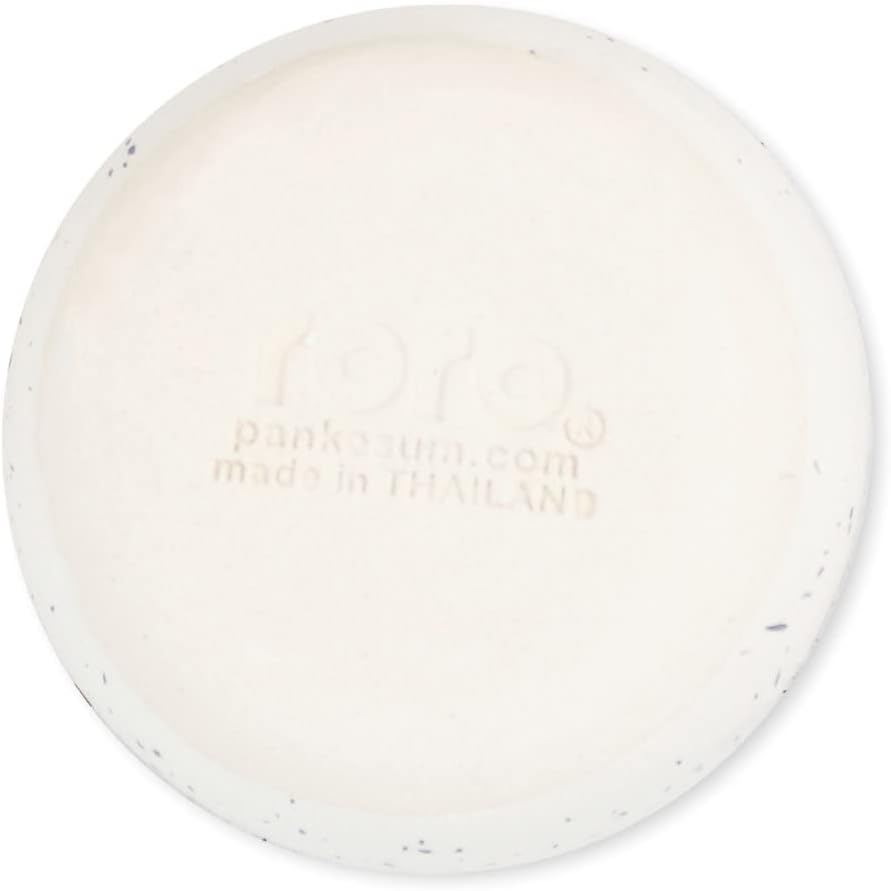 roro Ceramic Stoneware Handmade Bowl Set (Dipping Bowls x 4, White Matte Speckled)