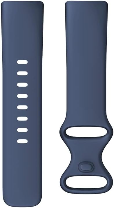 Seleek Replacement Silicone Band for Fitbit Charge 5, Dark Blue, Unisex, 12-Month Warranty