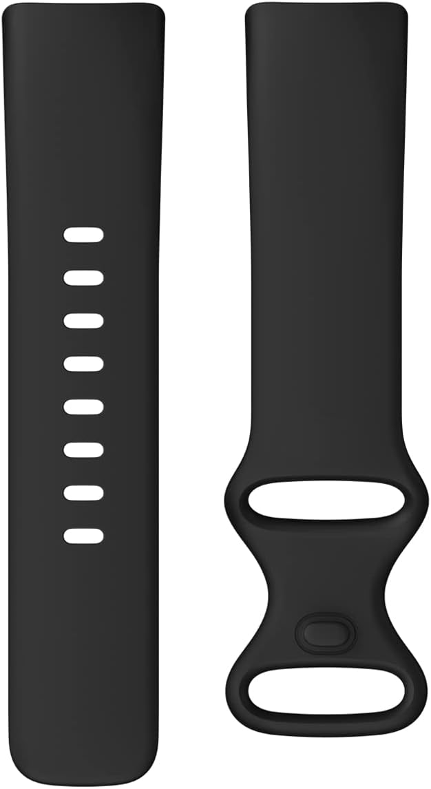 Seleek Replacement Silicone Wristbands for Fitbit Charge 5, White/Peach/Steel Blue/Teal, Unisex