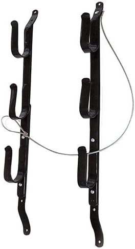 Allen Company Shotgun, Rifle, and Bow Truck Rear Window Gun Rack - Firearm Mount for Car or Wall - Adjustable Design - Black