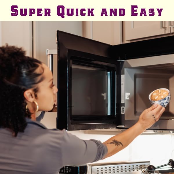 Sweet Logic Keto Dessert Mug Cake Mixes - Breakfast Variety Pack - Blueberry, Apple Cinnamon, Lemon Poppyseed, & Orange Almond - Low Sugar - Low Carb - Gluten-Free - High Protein - All Natural (4 Pack)