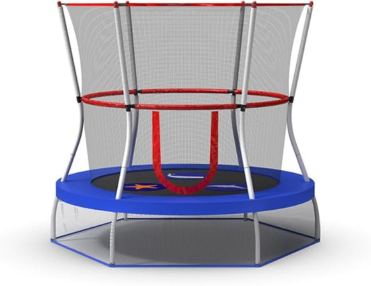 Skywalker Trampolines Mini Trampoline with Enclosure Net