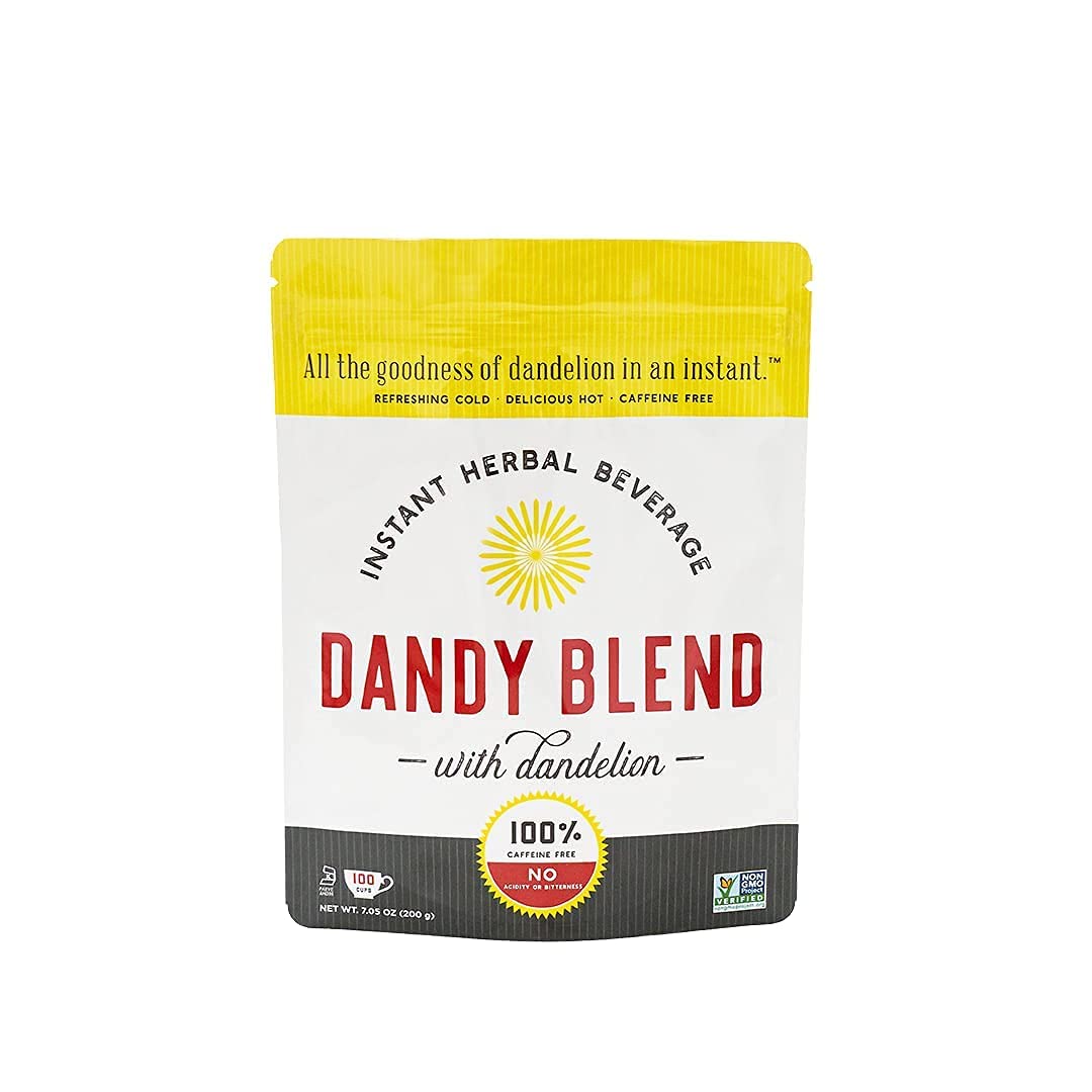 100 Cup Bag of Original Dandy Blend Instant Herbal Beverage with Dandelion, 7.05 oz. (200g) Bag