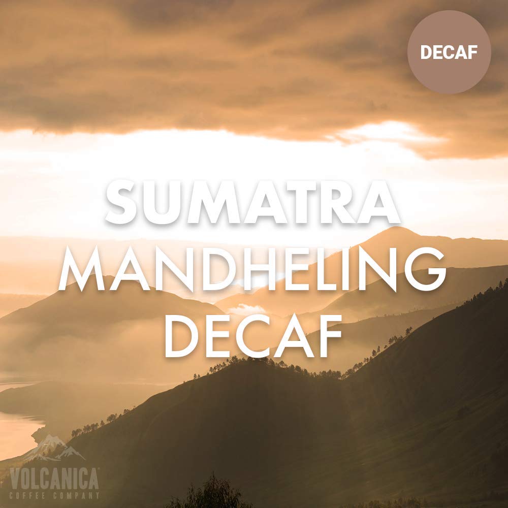Sumatra Mandheling Decaf Coffee Beans, Medium Roast, Whole Bean, Swiss Water Processed, Fresh Roasted, 5 lbs