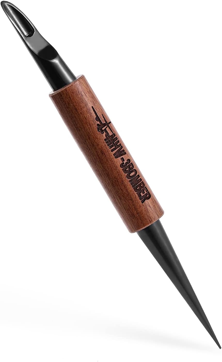 MHW-3BOMBER Latte Art Pen for Barista, Rosewood Coffee Art Pen for Latte/Cappuccino/Macchiato, Espresso Art Tool, CN5400R-OS