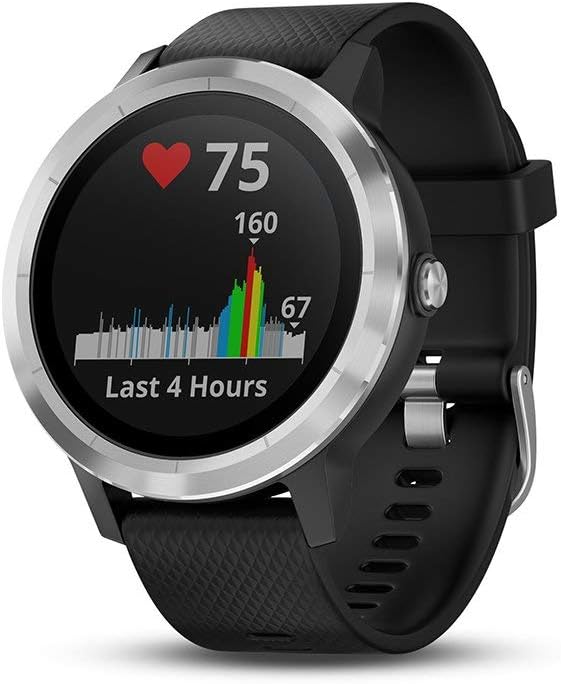 Smartwatch GARMIN Vivoactive 3 1,2in GPS Waterproof 5 ATM Glonass Black Stainless Steel (Renewed)
