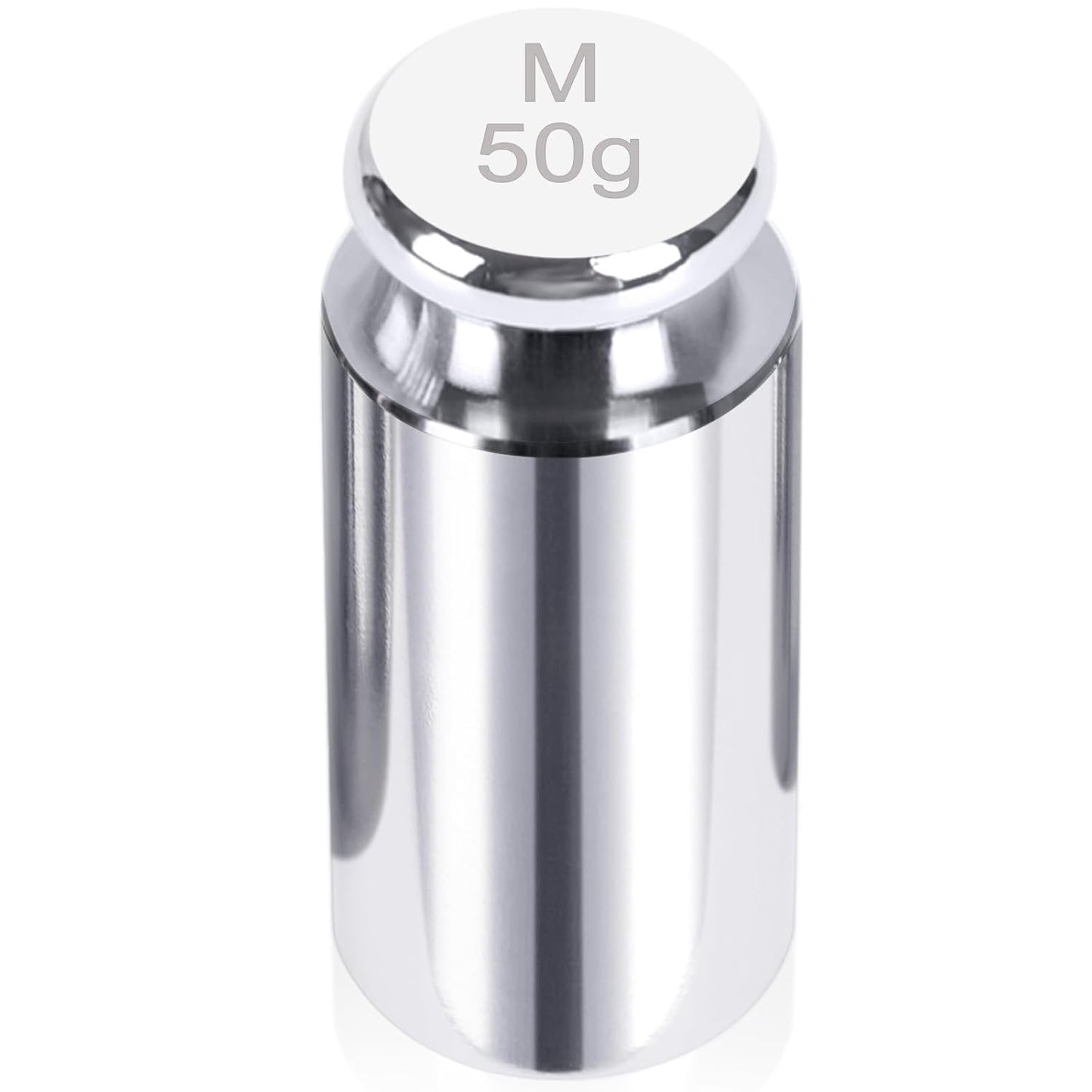 QP Calibration Weights, 50 Gram Scale Weights, OIML Class M1 High Precision Stainless Steel Scale Balance Weights with Chrome Finish, Calibration Weights for Digital Scale, Kitchen Scale, Pocket Scale