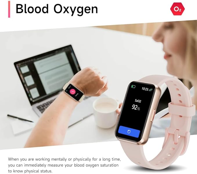 Smart Watch,Health Fitness Tracker,1.47 Touchscreen,24/7 Heart Rate, Blood Oxygen, Blood Pressure, Sleep Monitor, Step Calorie Counter Pedometer IP68 Waterproof for Android and iPhone