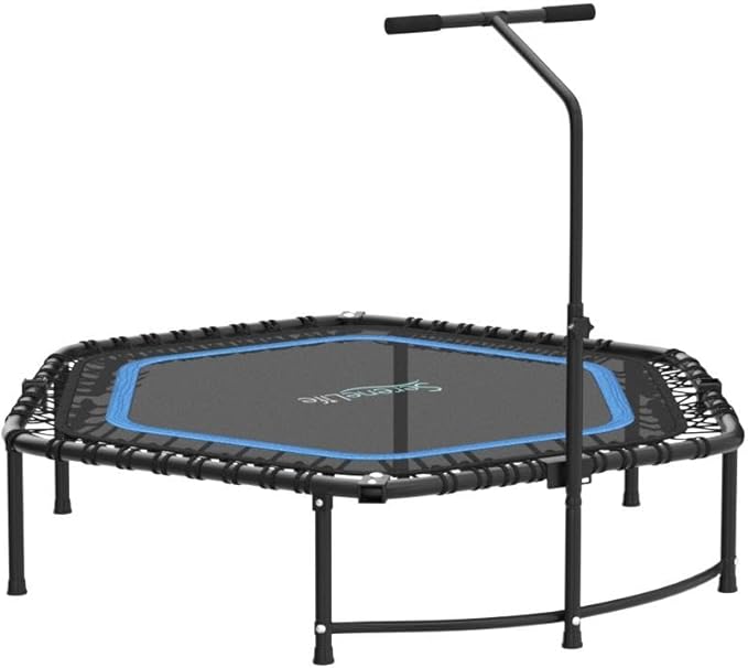 SereneLife 40"/48" Foldable Mini Trampoline - Compact Fitness 264 lbs