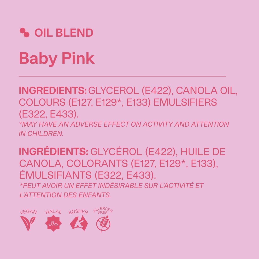Colour Mill Oil-Based Food Coloring, 20 Milliliters Baby Pink
