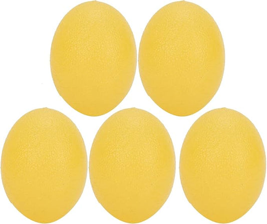 Sonew 5pcs Silicone Grip Ball Egg-Shaped Wrist Exercise