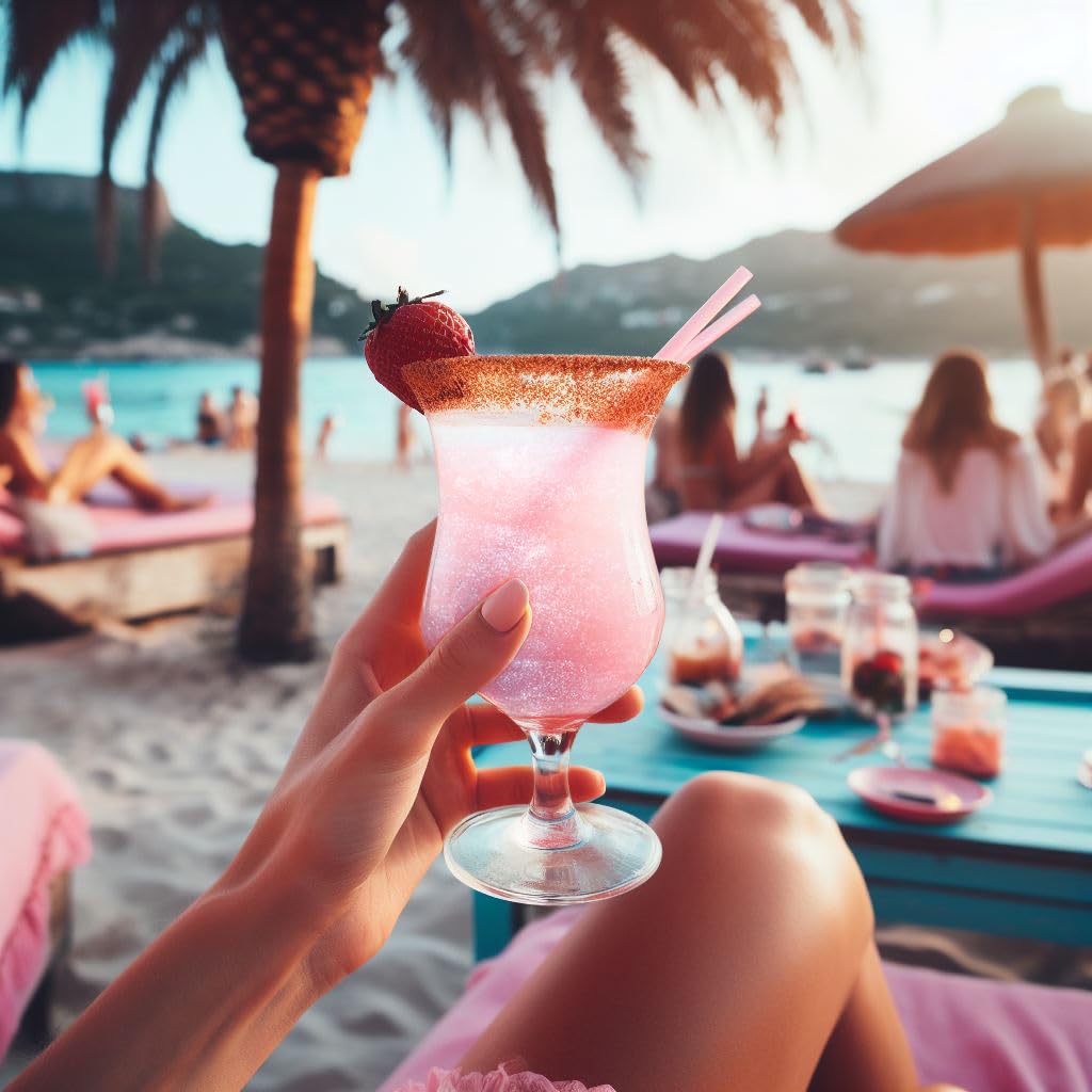 Bakell's Light Pink Brew Glitter Spray Pump (25 gram, 1x Unit) | Edible Glitter for Cocktails, Mocktails and Beverages