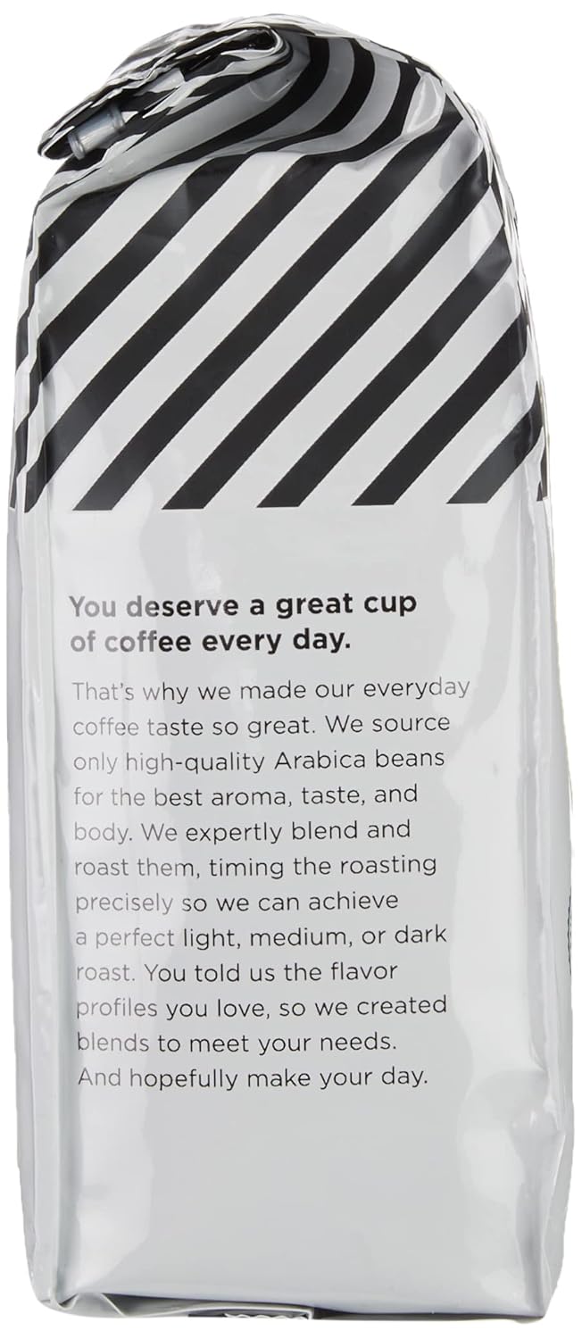 Amazon Fresh, Just Bright Ground Coffee, Light Roast, 12 Oz