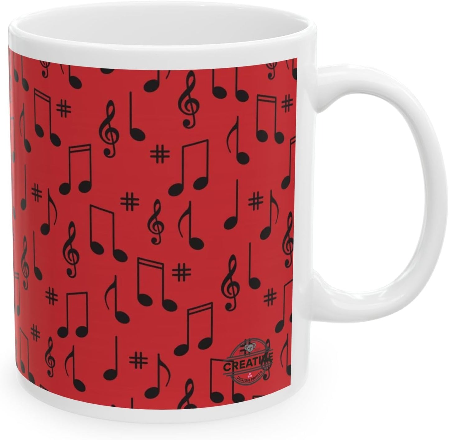 11 OZ Novelty Coffee Mugs - Christmas Gift (Music Theme)