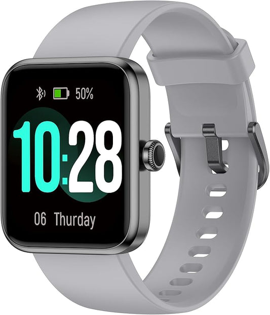 Smart Watch for Women Men, Fitness Tracker Watch with Heart Rate Monitor, Sleep, Blood Oxygen Tracker, 5ATM Waterproof Smartwatch Sports Watch Compatible with Android iOS Phones Step Calories Counter