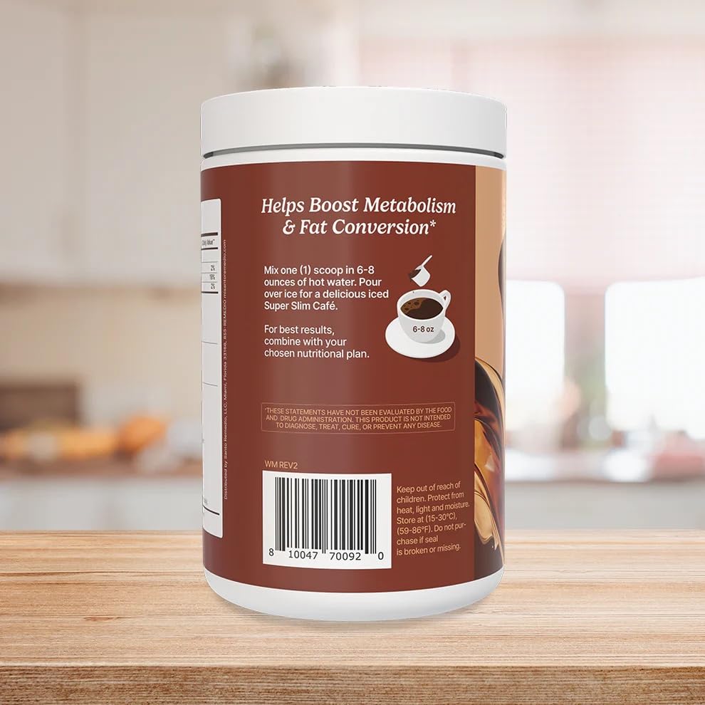 Santo Remedio Entalla, Super Café Coffee JAr. 30 Servings, Net Wt. 10.58 oz (300 g), 30 calories per serving