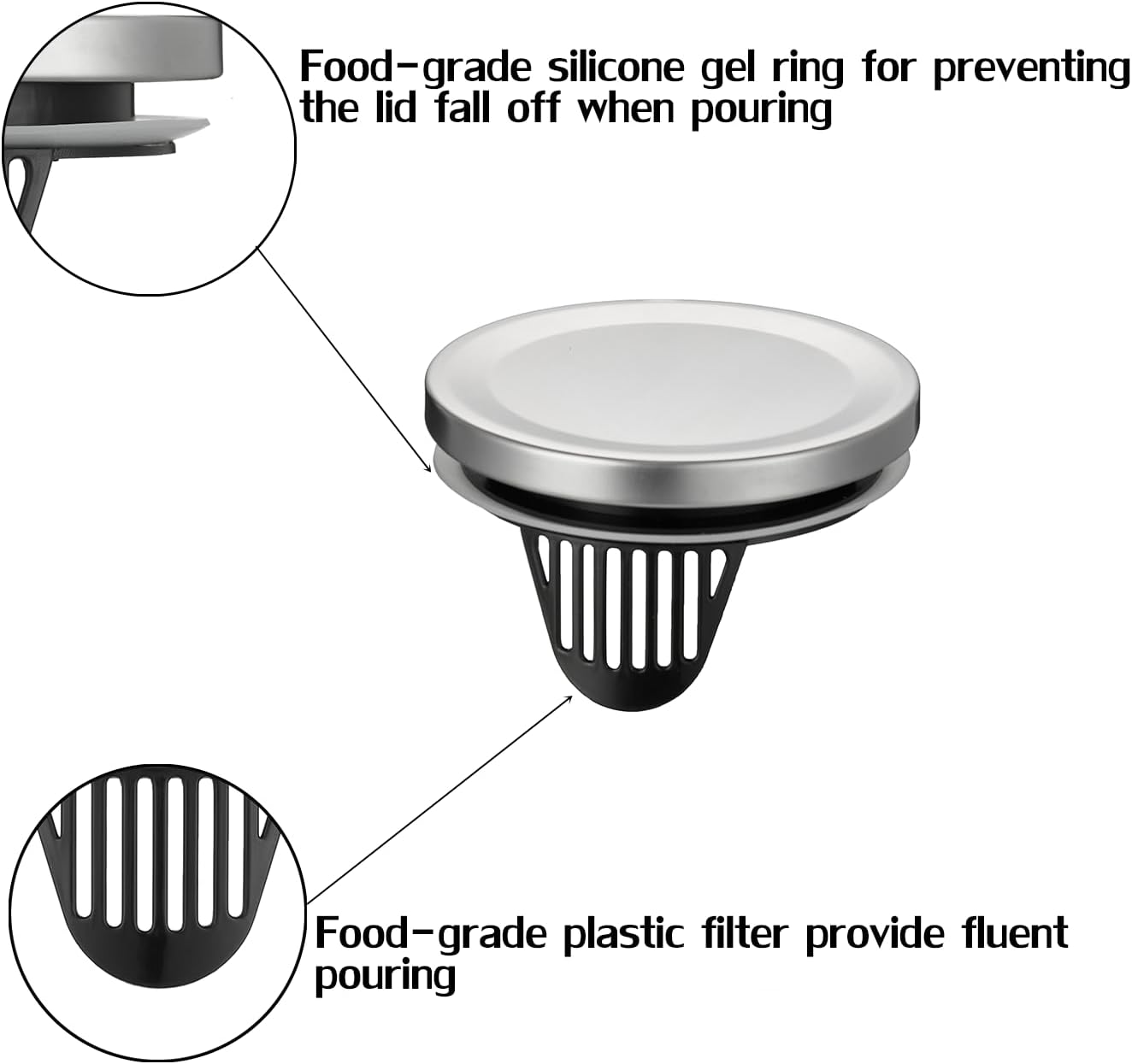 Karafu 78 Ounces/2.3 Liter Glass Pitcher with Lid, Wide Mouth Heat Resistant Water Jug for Hot/Cold Water, Ice tea and Juice Beverage Clear