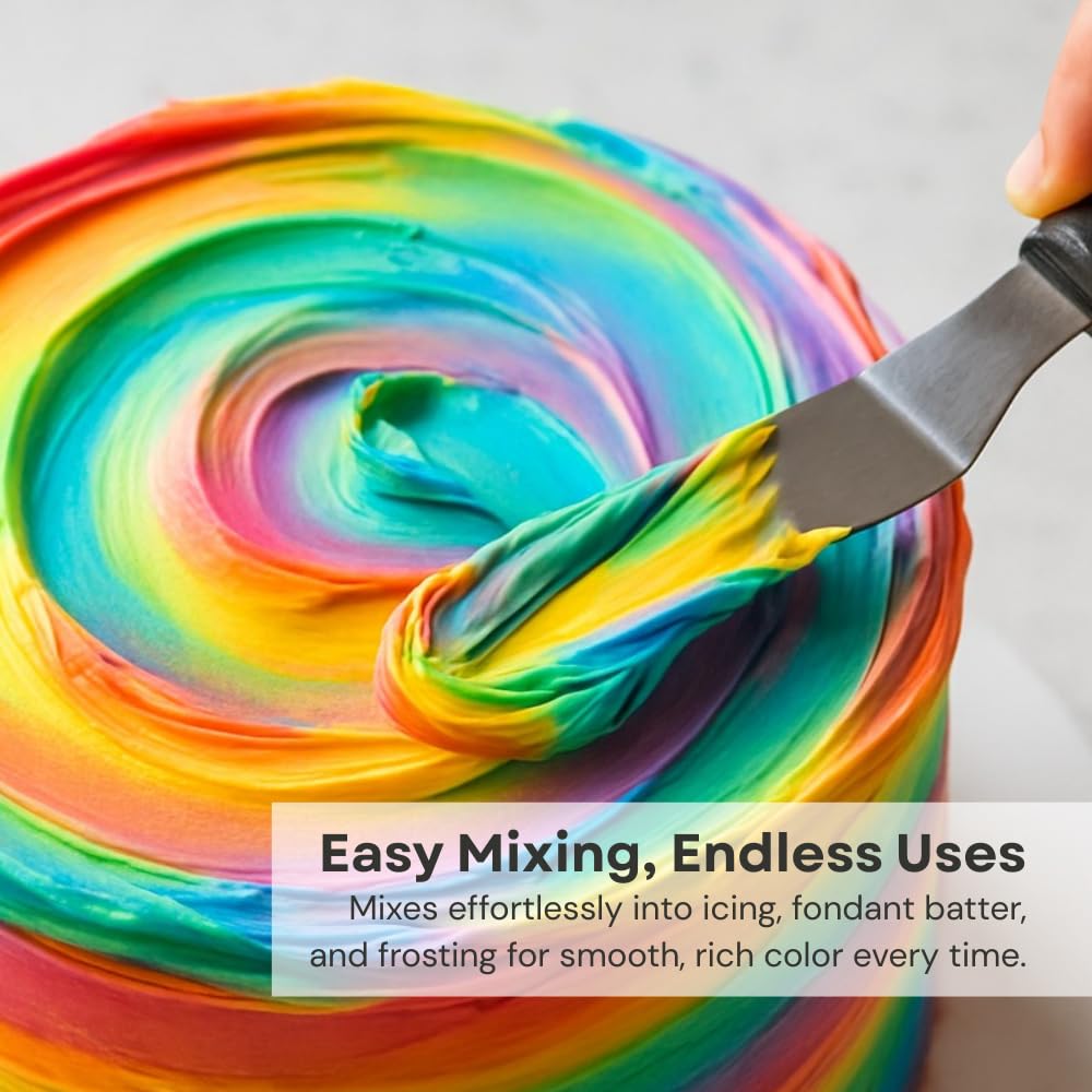 Chefmaster Sky Blue Liqua-Gel® Food Coloring | Vibrant Color | Professional-Grade Dye for Icing, Frosting, Fondant | Baking & Decorating | Fade-Resistant | Easy-to-Use | Made in USA | 2.3 oz