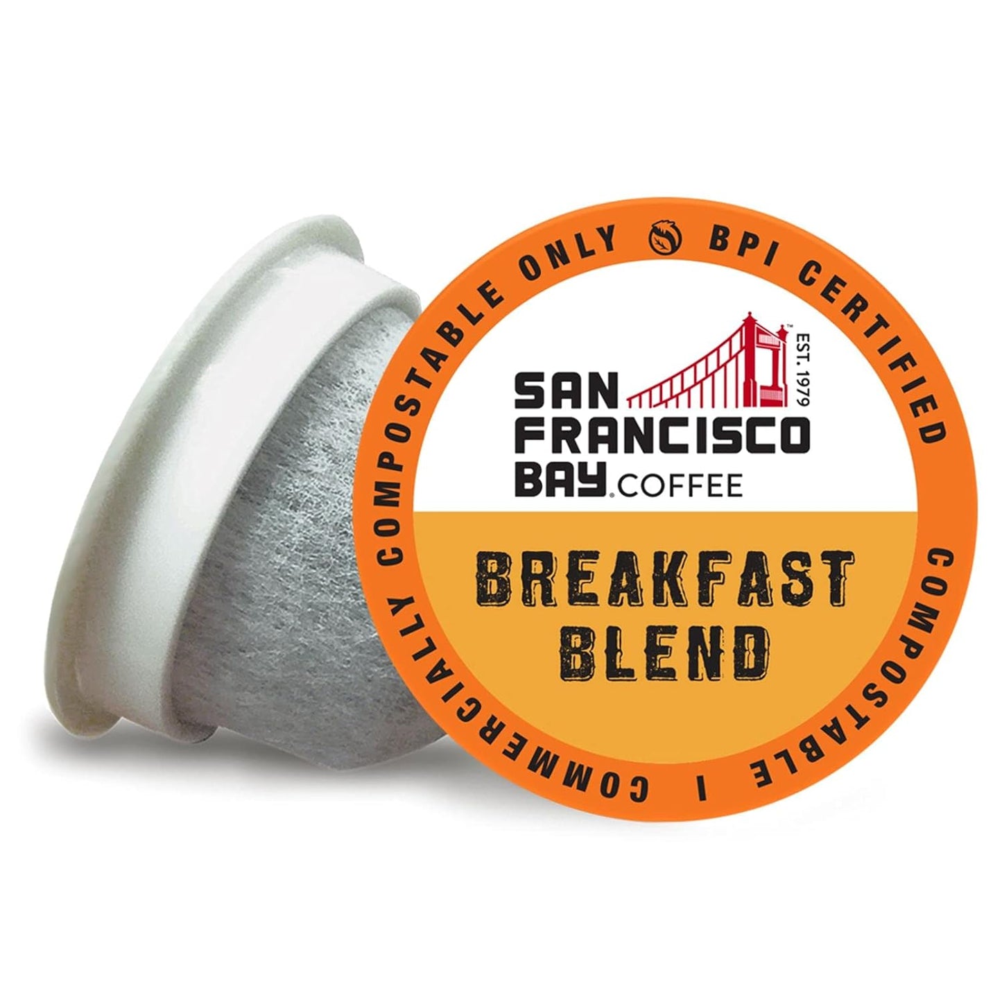 San Francisco Bay Compostable Coffee Pods - Breakfast Blend (36 Ct) K Cup Compatible including Keurig 2.0, Medium Roast