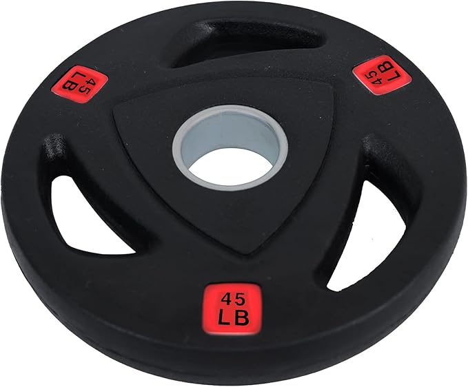 Signature Fitness Vinyl Coated Cast Iron Plate Weight