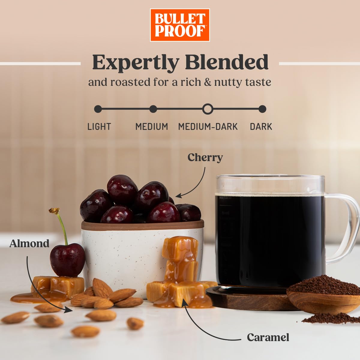 Bulletproof The Mentalist Medium-Dark Roast Whole Bean Coffee, 5 Pounds (bulk), 100% Arabica Beans, Clean Coffee Tested for Toxins, Packaging May Vary