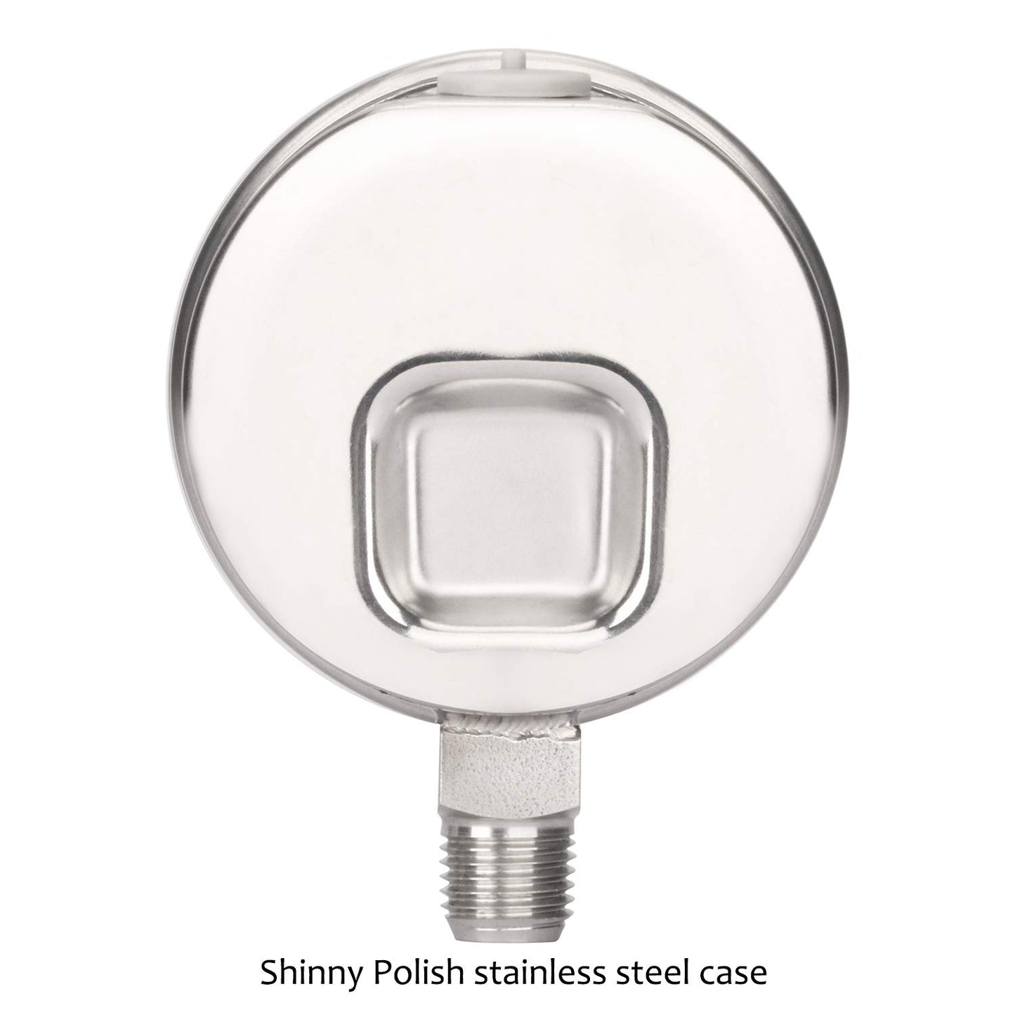 MEASUREMAN 2-1/2" dial,Glycerin Filled Hydraulics Pressure Gauge Stainless Steel case, 316 SS Wetted Part, 0-10000psi/bar1/4 NPT,Lower Mount