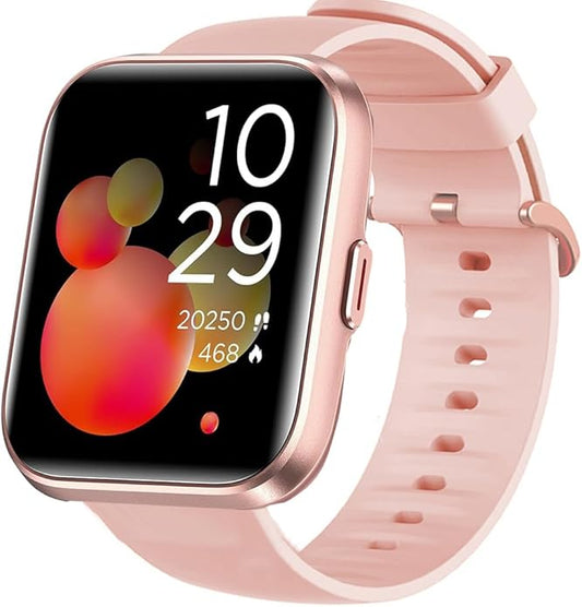 Silicone Replacement Soft Band Wristbands Straps with Stainless Steel Buckle Compatible for Quican ID208 Plus 1.8 Inches Smart Watch