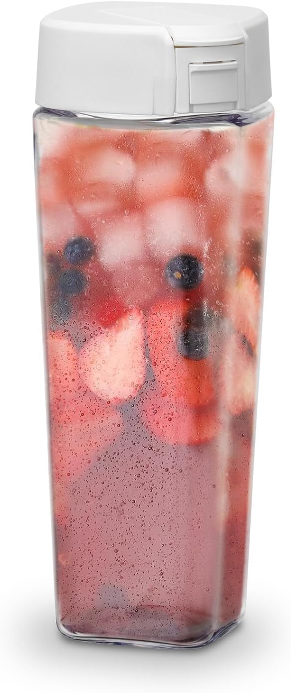 Lustroware QuickFlip Slim Airtight Pitcher - 1.2L (40oz), Heat Resistant, BPA-Free SAN Plastic, Easy Pour, Space-Saving, Made in Japan - White