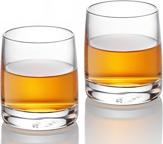 KAMMAK Shot Glasses Set of 2, 60ml/2oz Clear Espresso Shot Glass with Heavy Base for Bar Restaurants Home, Small Whiskey Shot Glass for Vodka, Whiskey, Tequila, Spirits & Liquors