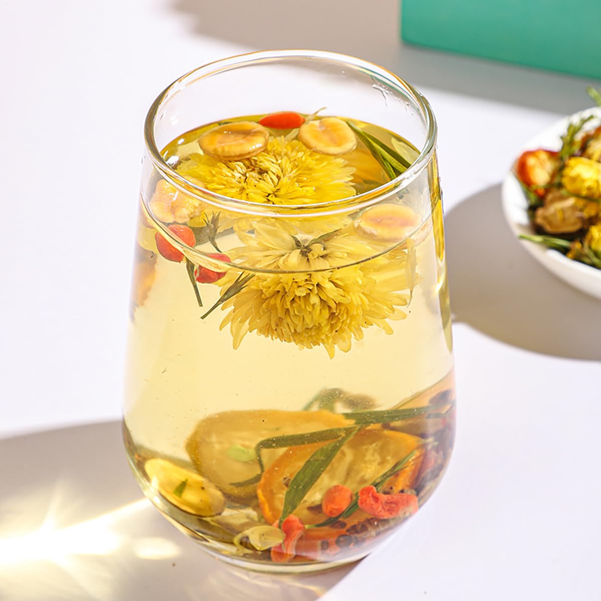 Dandelion Wolfberry Tea - Kidneys & Liver Health Tea, Seven Herbal Ingredients Natural Blend, Dandelion Chinese Wolfberry Tea Bags Organic 120g/12PC (2Bag(24Pcs))