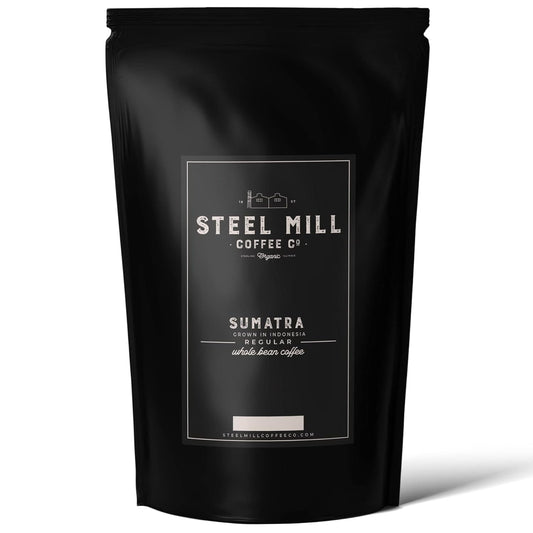 Steel Mill Coffee Co. Sumatra Single Origin | 12 ounces/Drip Grind/Regular | Grown in Indonesia