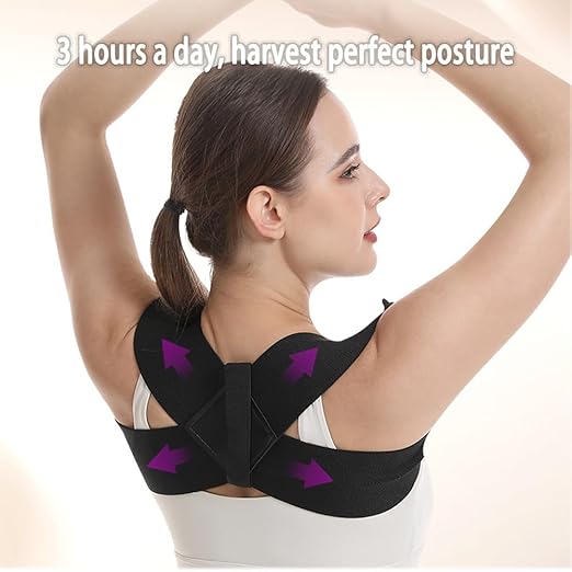 Shoulder Brace Posture Corrector for Men & Women,Relieve Shoulder Soreness, Work Fatigue, Bad Posture, Correct Posture (Small)