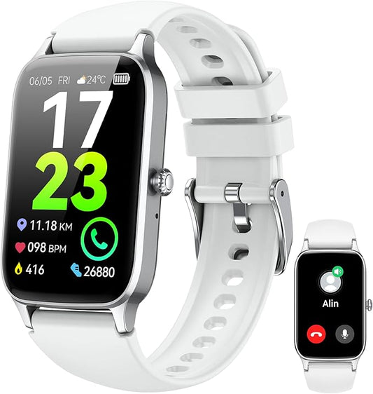 Smart Watch for Men Women(Answer/Make Call), 2025 HD Touch Fitness Activity Tracker 1.57” Smartwatch with Heart Rate/Sleep Monitor/Pedometer/113+ Sports, IP68 Waterproof Fitness Watch for Android iOS