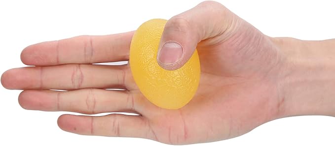 Sonew 5pcs Silicone Grip Ball Egg-Shaped Wrist Exercise