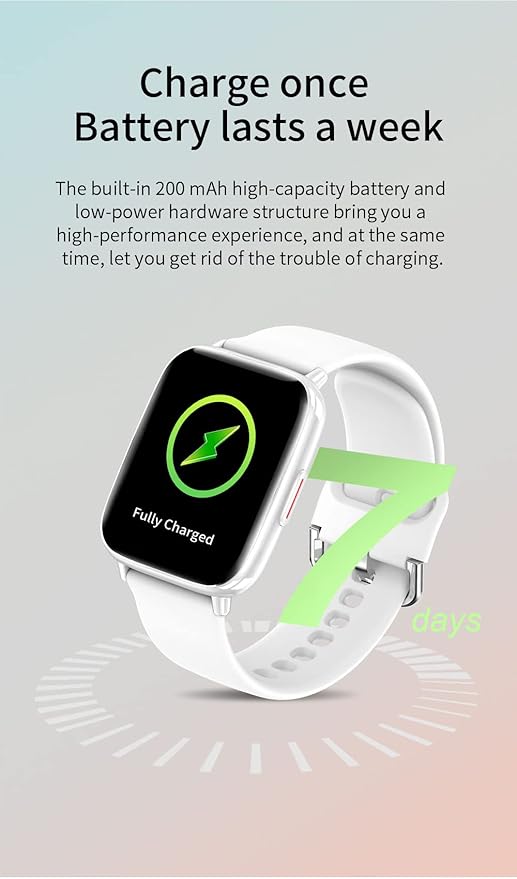 Smart Watch for Men Women Fitness Tracker with Heart Rate Sleep Monitor Step Tracker IP68 Waterproof Pedometer 24 Sport Modes Smartwatch for Android iOS Phones