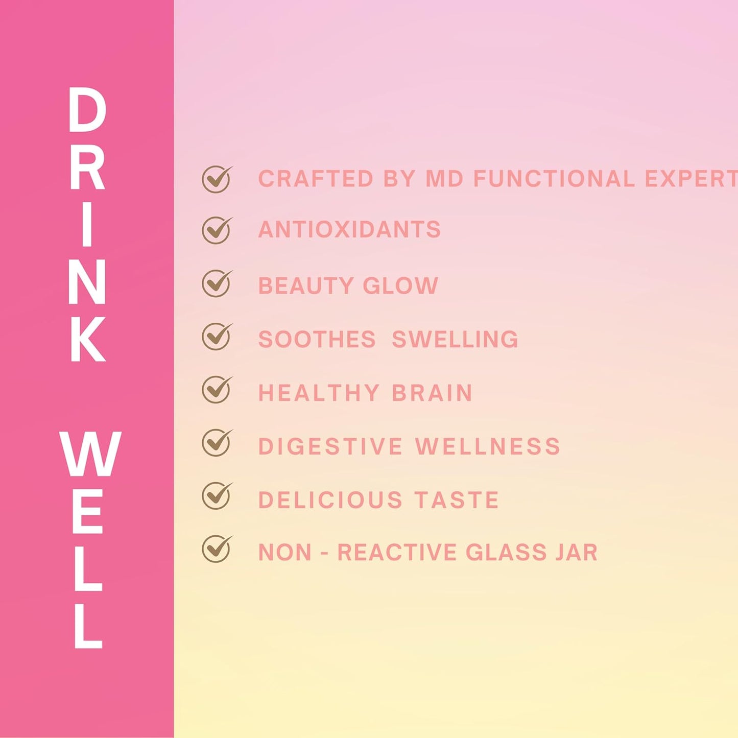 Eleven TLC, Radiant Beauty Bovine Collagen Peptides Drink Mix, Ashwagandha, Hydrolyzed Collagen, Bee Pollen, Vanilla Protein Powder, Dairy Free, Superfood Lattes, Wellness Hydration Mix, 63 Servings