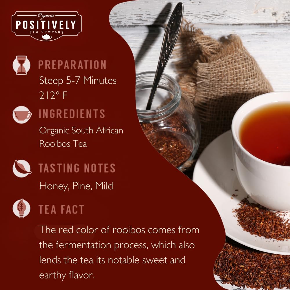 Organic Positively Tea Company, Tea Variety Sampler, Loose Leaf, 4 Ounce, 3 Pack