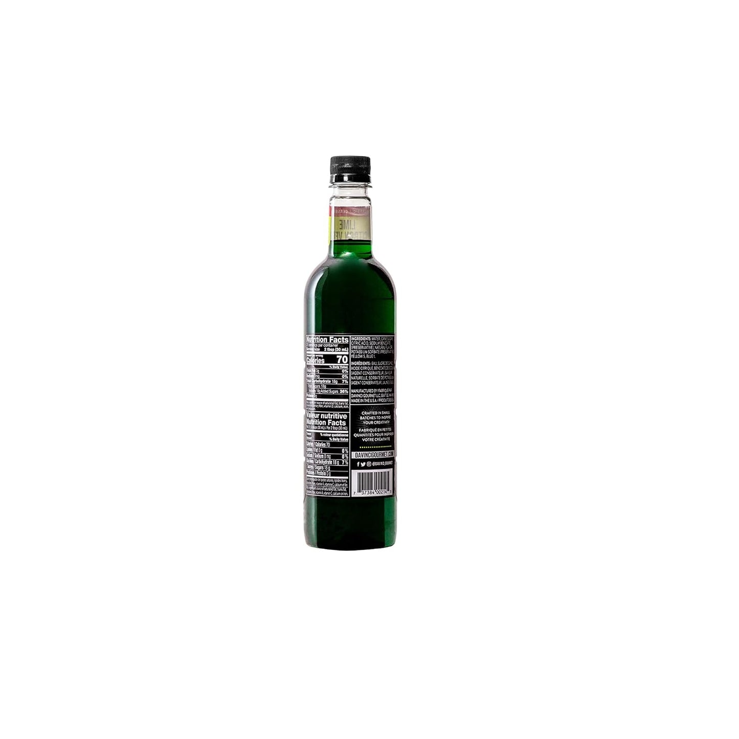 DaVinci Gourmet Classic Lime Syrup, 25.4 Fluid Ounces (Pack of 1)