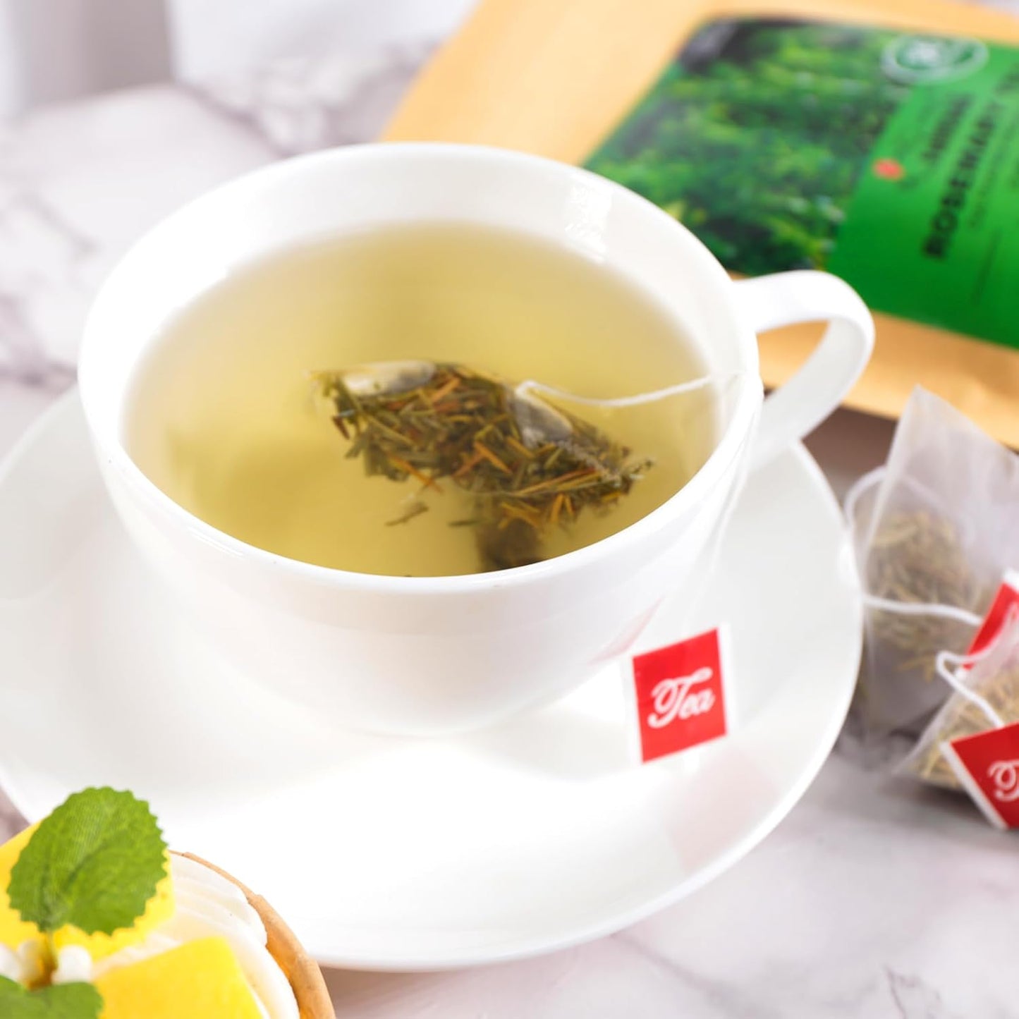 FullChea - Rosemary Tea Bags, 36 Teabags, 1.5g/bag - Premium Dried Rosemary Leaves - Cultivated From Egypt - Non-GMO - Caffeine-free - Distinct Flavor & Support Digestion