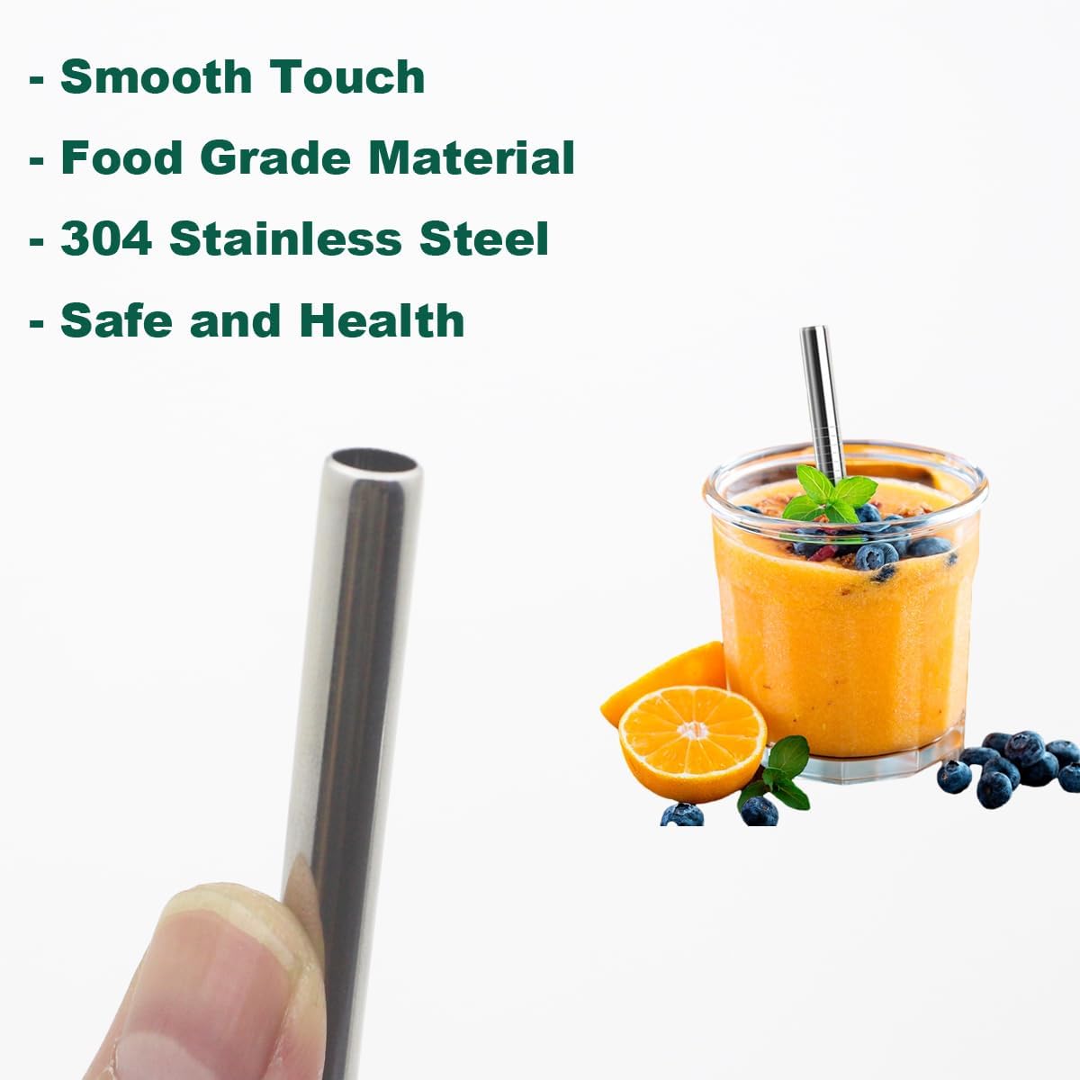 12 Pack 4.7 Inch Extra Short Metal Cocktails Straws, Reusable Stainless Steel Smoothie Drinking Straws with Cleaning Brush for Coffee Mugs, Small Glasses or Cups