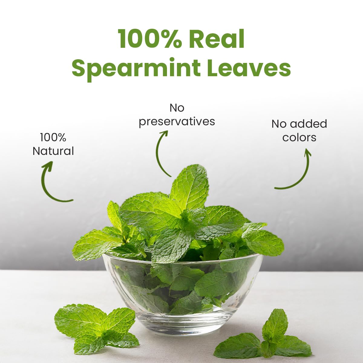 BLUE TEA - Spearmint Tea - 30 Count - Pyramid Plant Based Tea Bag | PCOS RELIEF | Balances Hormones - Support Digestion | Refreshing Cool Minty Flavour - Herbal Tea - Leaf Based - Caffeine free | Ziplock Pouch